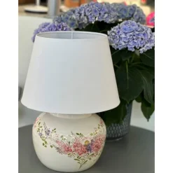 Julie lampfot, porslin