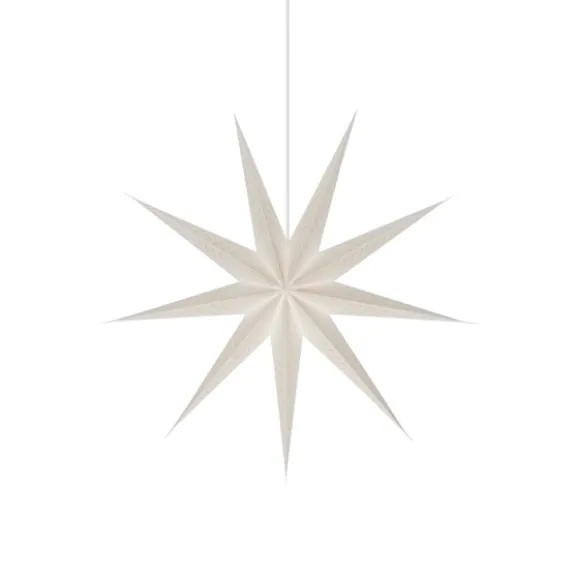Julstjärna Alicia D90 vit