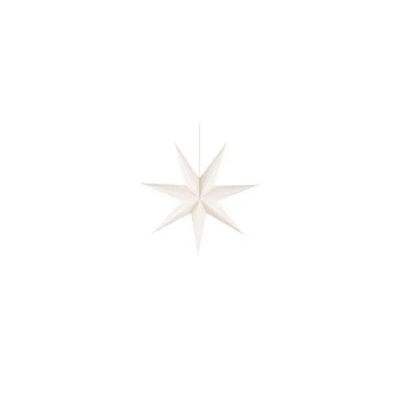 Julstjärna Henriette D75 vit