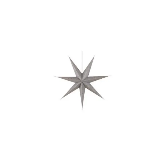 Julstjärna Twiggy D75 glitter silver