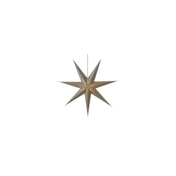 Julstjärna Twiggy D75 glitter silver