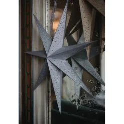 Julstjärna Twiggy D75 glitter silver