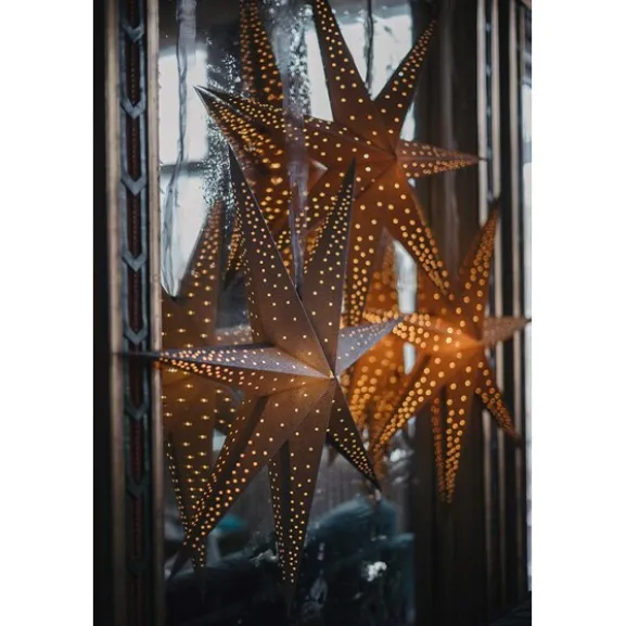 Julstjärna Twiggy D75 glitter silver