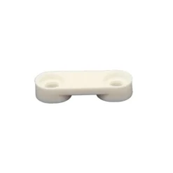 Kabelavlastare 2-klack vit H=5,5mm