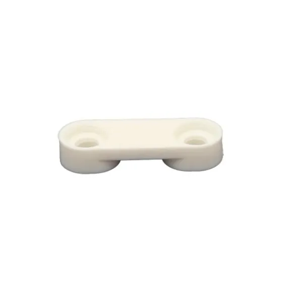 Kabelavlastare 2-klack vit H=5,5mm