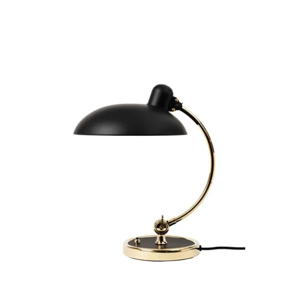Kaiser Idell Luxus Bordslampa, Matt black/brass
