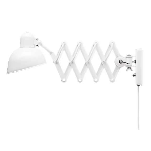 Kaiser idell vägglampa, mattvit