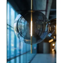 Kandinsky 45 pendel Smoked grey, brass
