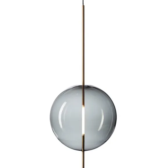 Kandinsky 45 pendel Smoked grey, brass