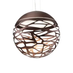 Kelly large sphere pendel, koppar/brons 80cm