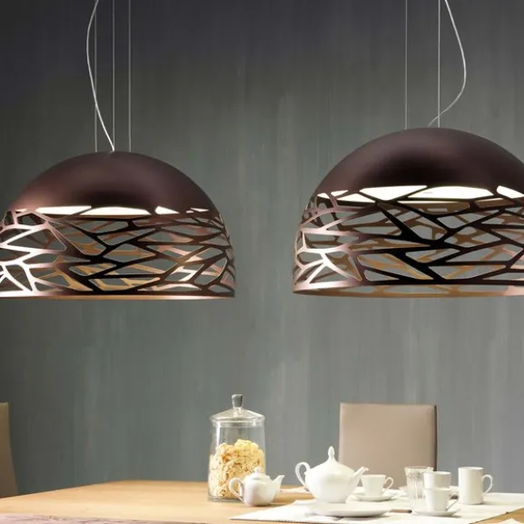 Kelly medium dome pendel, koppar/brons 60cm