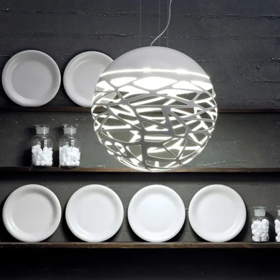 Kelly medium sphere pendel, vit 50cm