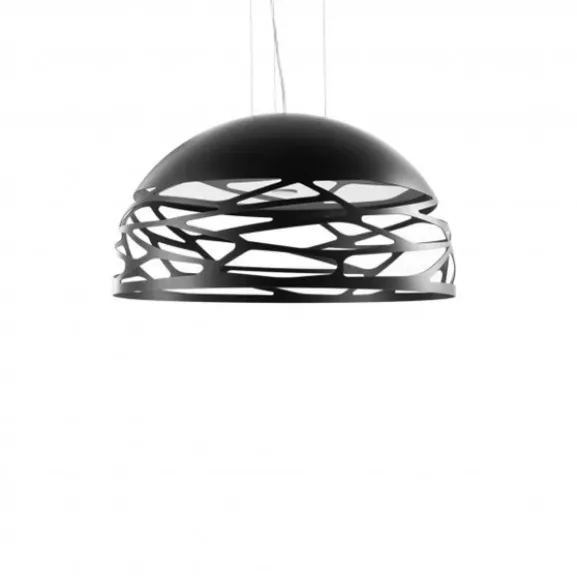 Kelly small dome pendel, svart 50cm