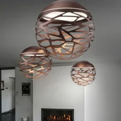 Kelly small sphere pendel, koppar/brons 40cm