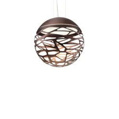 Kelly small sphere pendel, koppar/brons 40cm