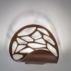Kelly vägglampa, koppar/brons 25cm