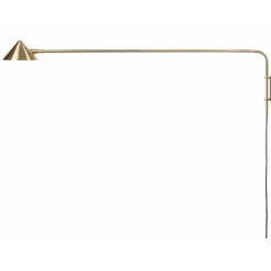Kelly vägglampa long, guld