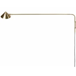 Kelly vägglampa long, guld