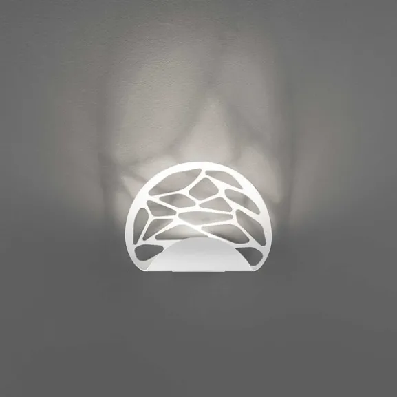 Kelly vägglampa, vit 25cm
