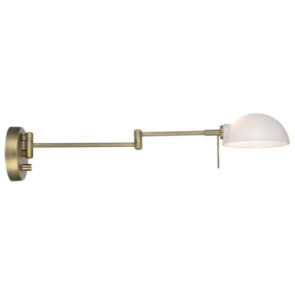 Kjøbenhavn vägglampa m/arm, Antique