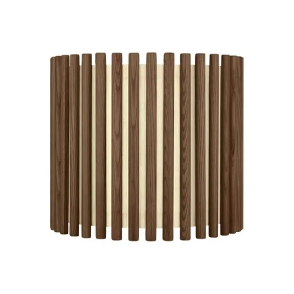 Komorebi lampskärm medium circle, mörkbetsad ek