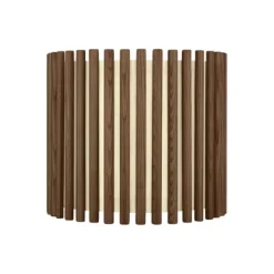 Komorebi lampskärm medium circle, mörkbetsad ek