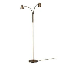 Koster golvlampa dubbel, oxid 140cm