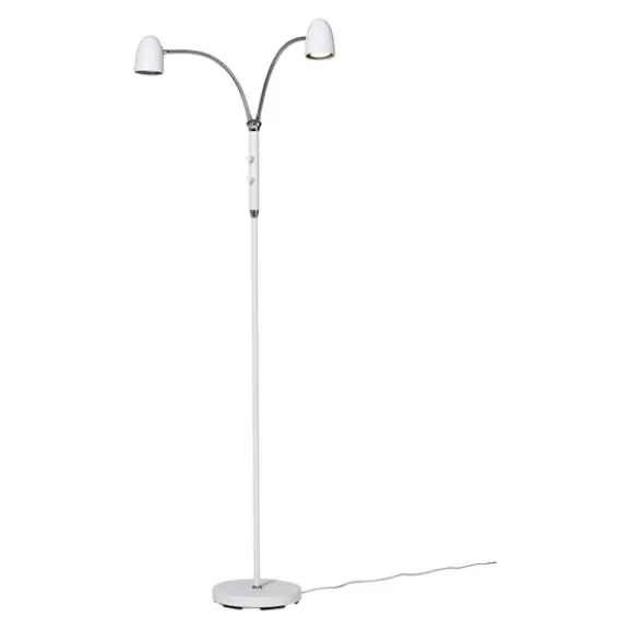 Koster golvlampa dubbel, vit 140cm