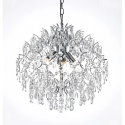 Kristallkrona Kate Krom 48cm