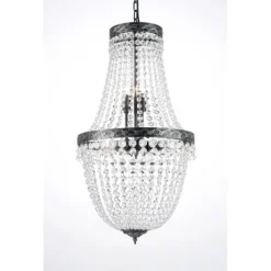 Kristallkrona Morsamt Stor Antiksilver 40cm