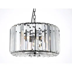 Kristallkrona Young Svartlackerad 38cm