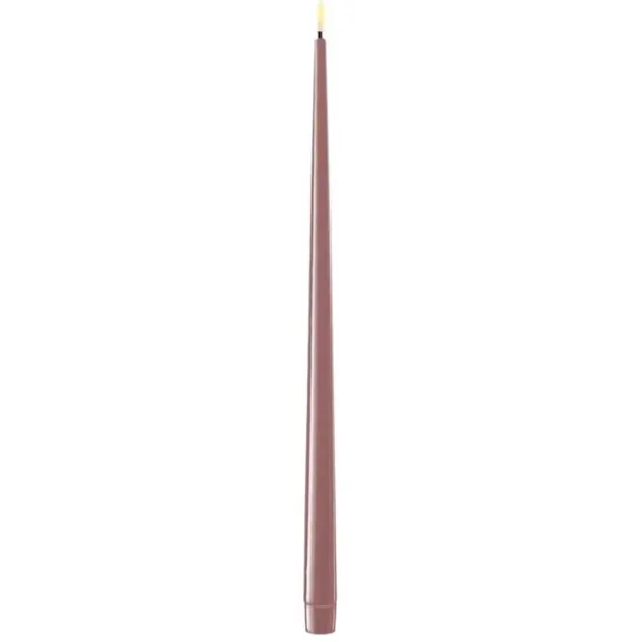 Kronljus-LED shiny 2-pack ljuslila 38 cm