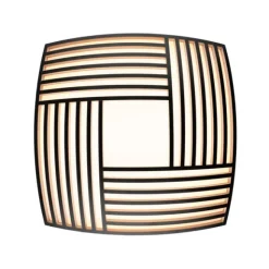 Kuulto 9101 tak/vägg plafond, svart 40cm 2700k