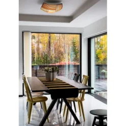 Kuulto 9100 tak/vägg plafond, svart 52cm 2700k
