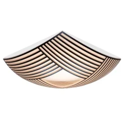 Kuulto 9100 tak/vägg plafond, svart 52cm 3000K