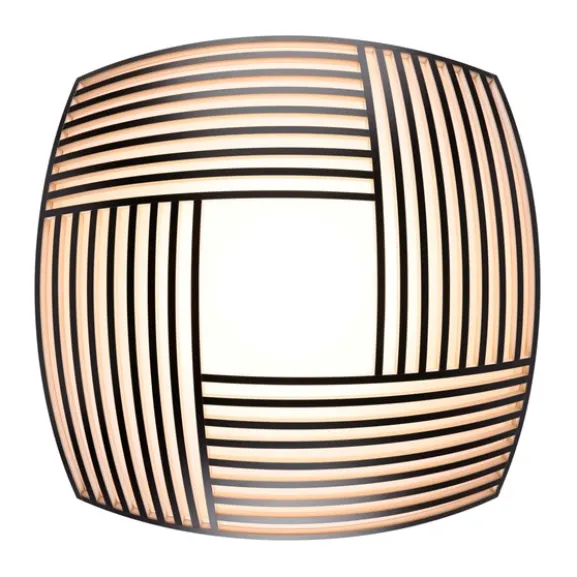 Kuulto 9100 tak/vägg plafond, svart 52cm 2700k