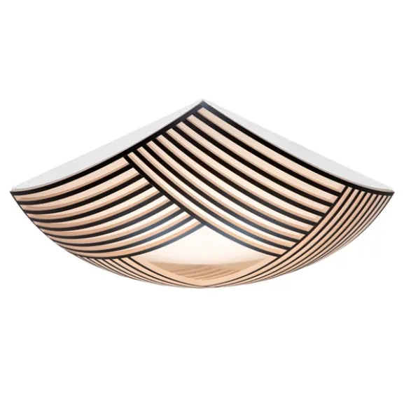 Kuulto 9100 tak/vägg plafond, svart 52cm 3000K