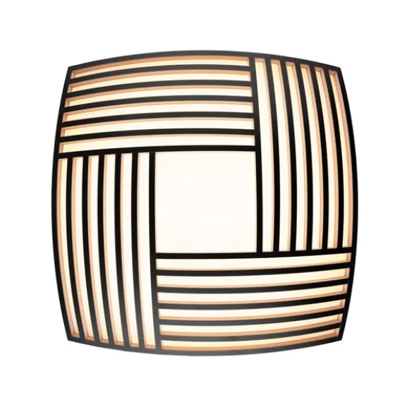 Kuulto 9101 tak/vägg plafond, svart 40cm 2700k