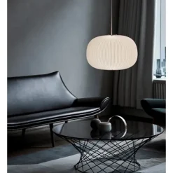 Lamella 1 pendel, vit/aluminium
