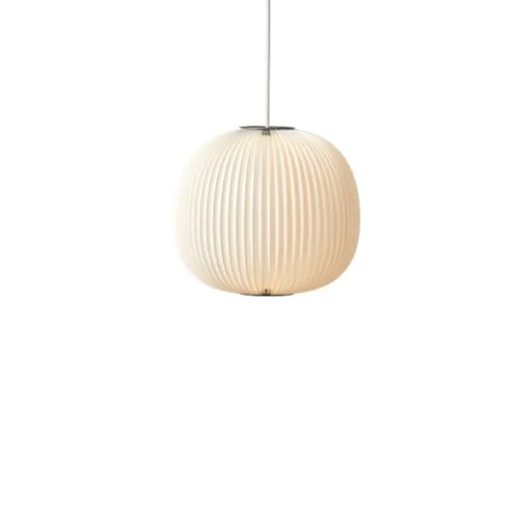 Lamella 3 pendel, vit/aluminium