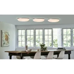 Lamella plafond vägg/tak, vit/guld 35cm