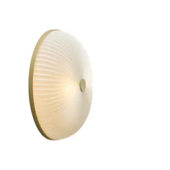 Lamella plafond vägg/tak, vit/guld 35cm