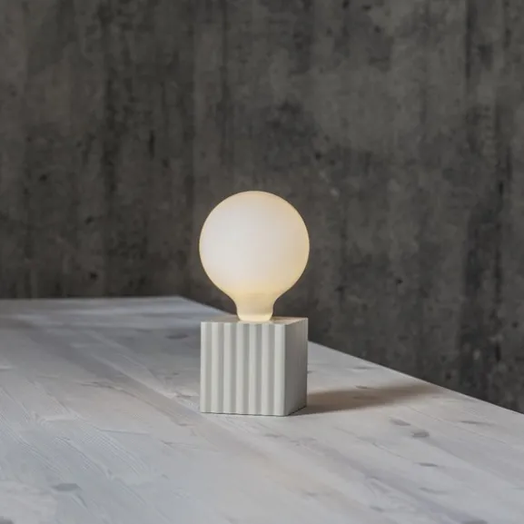 Lampfot E27 Box Beige