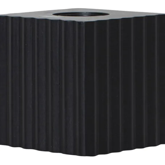 Lampfot E27 Box Svart