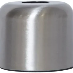 Lampfot E27 Glans Stål