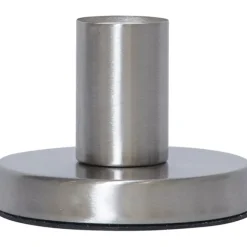 Lampfot E27 Glans Stål 8cm