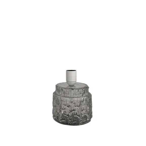 Lampfot Glas transpatent, 20 cm