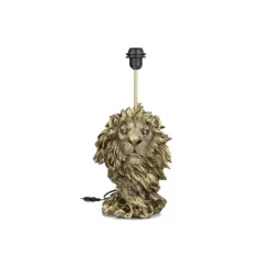 Lampfot Lejonhuvud Guld