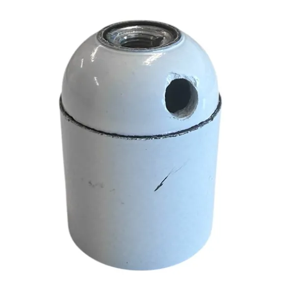 Lamph E27 FL slät vit