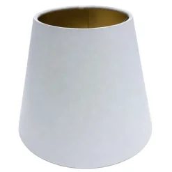 Lampskärm Creme/Guld 19cm